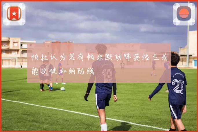 帕杜认为若有帕尔默助阵英格兰或能攻破加纳防线